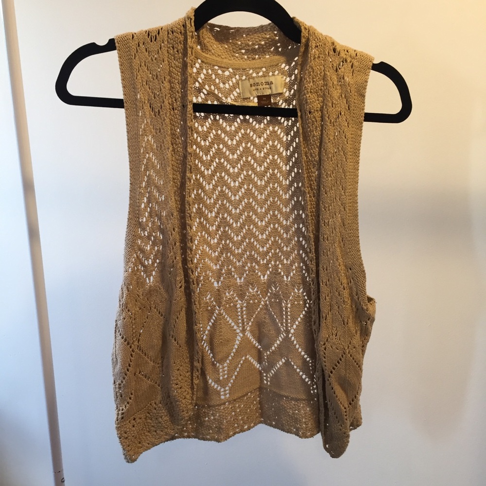 sonoma knit vest